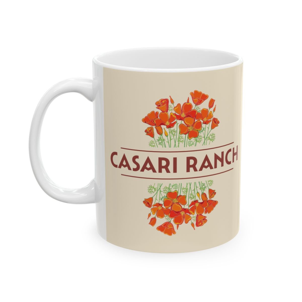 Casari Ranch Poppy Ceramic Mug