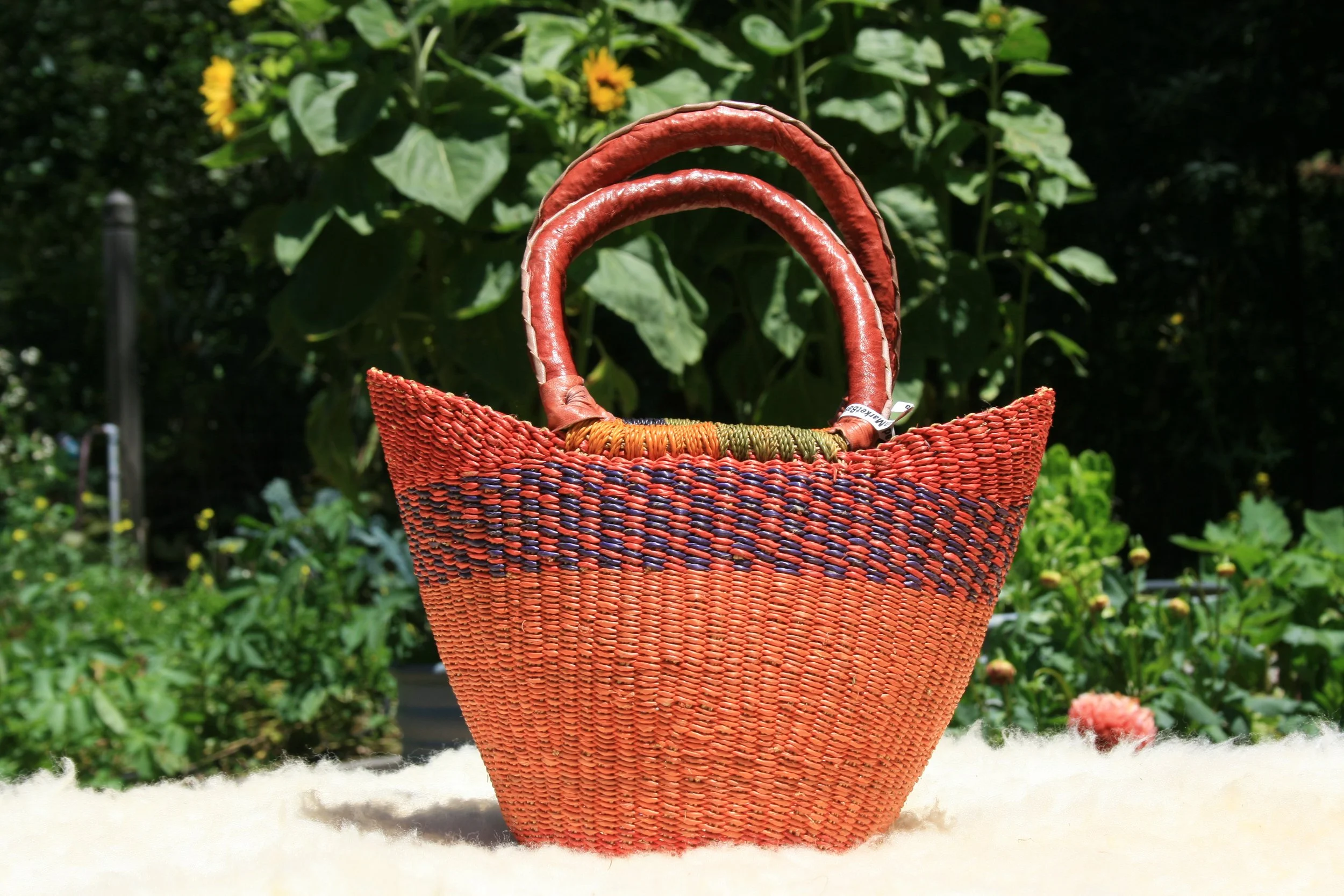 African basket-great for kids and adults, harvesting and carry all