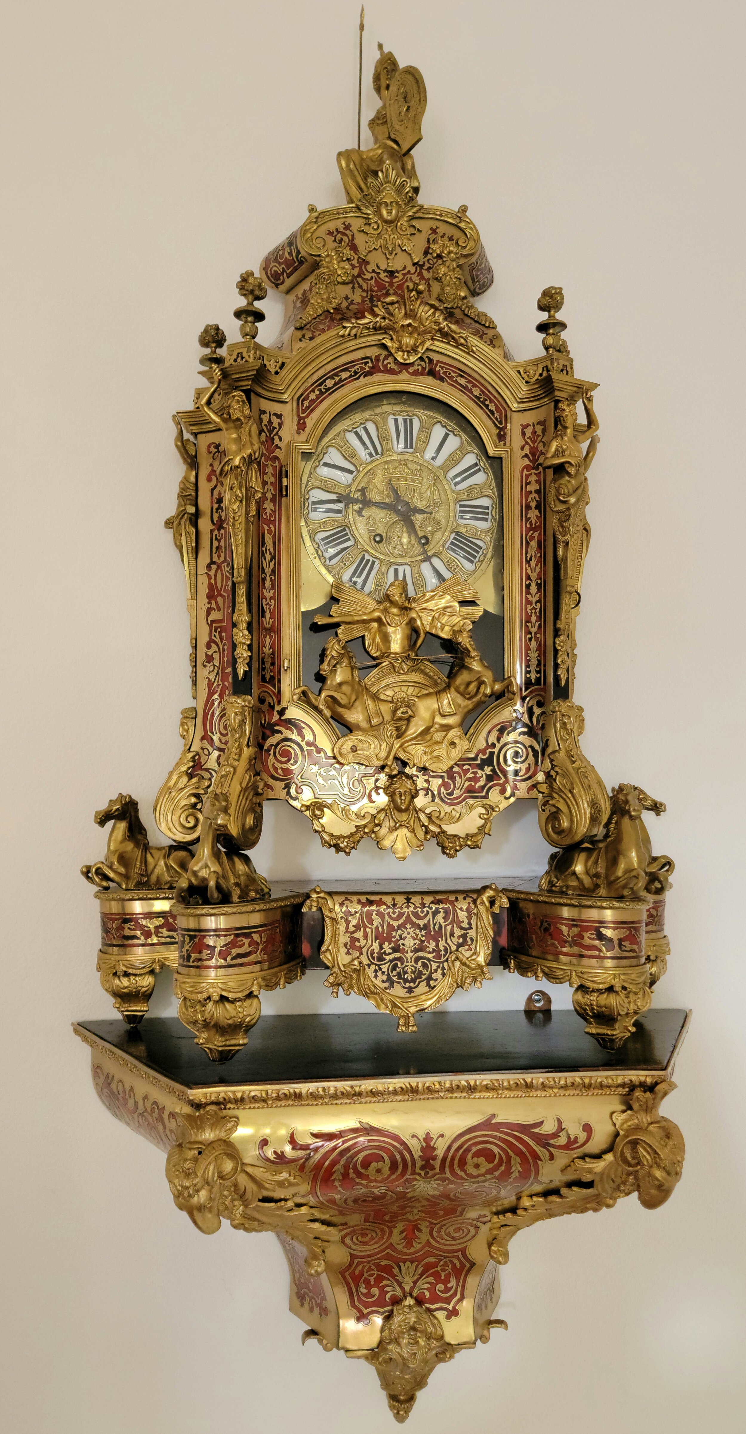 Conservation/Restoration of a Napoleon III Boulle marquetry clock