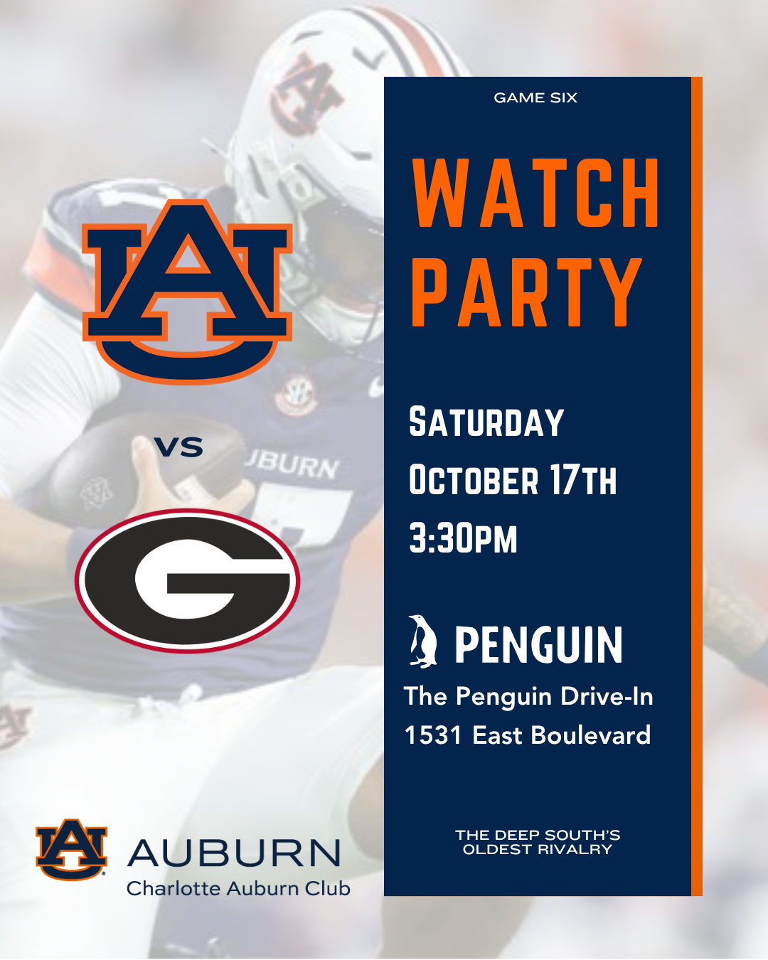 Auburn vs. Georgia Watch Party