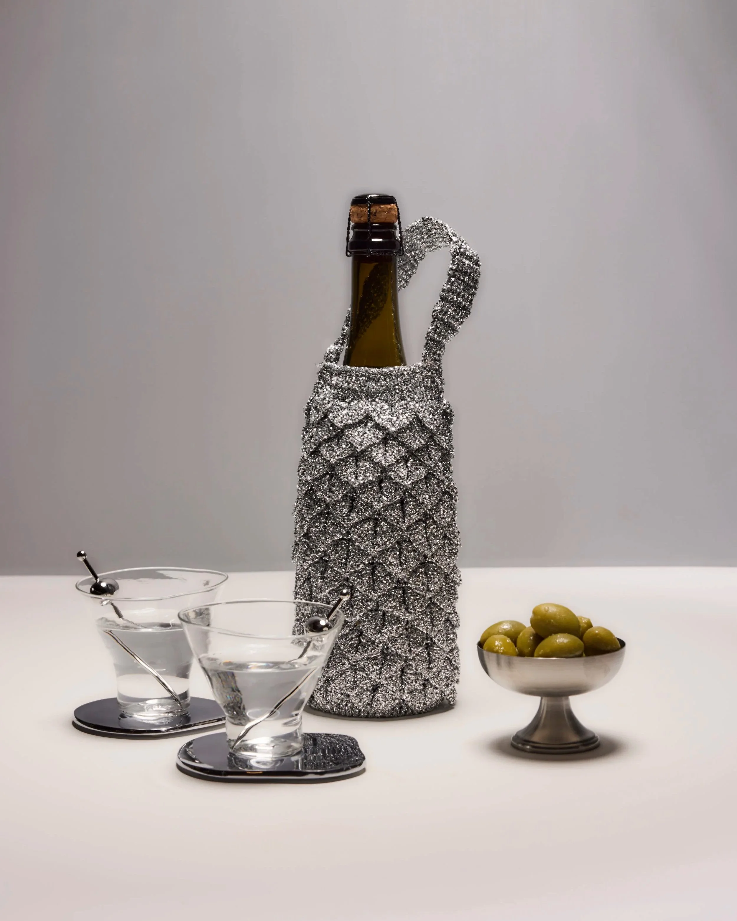 CHAMPAGNE BOTTLE BAG