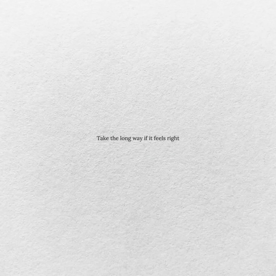 Because sometimes the detour is the destination ✨