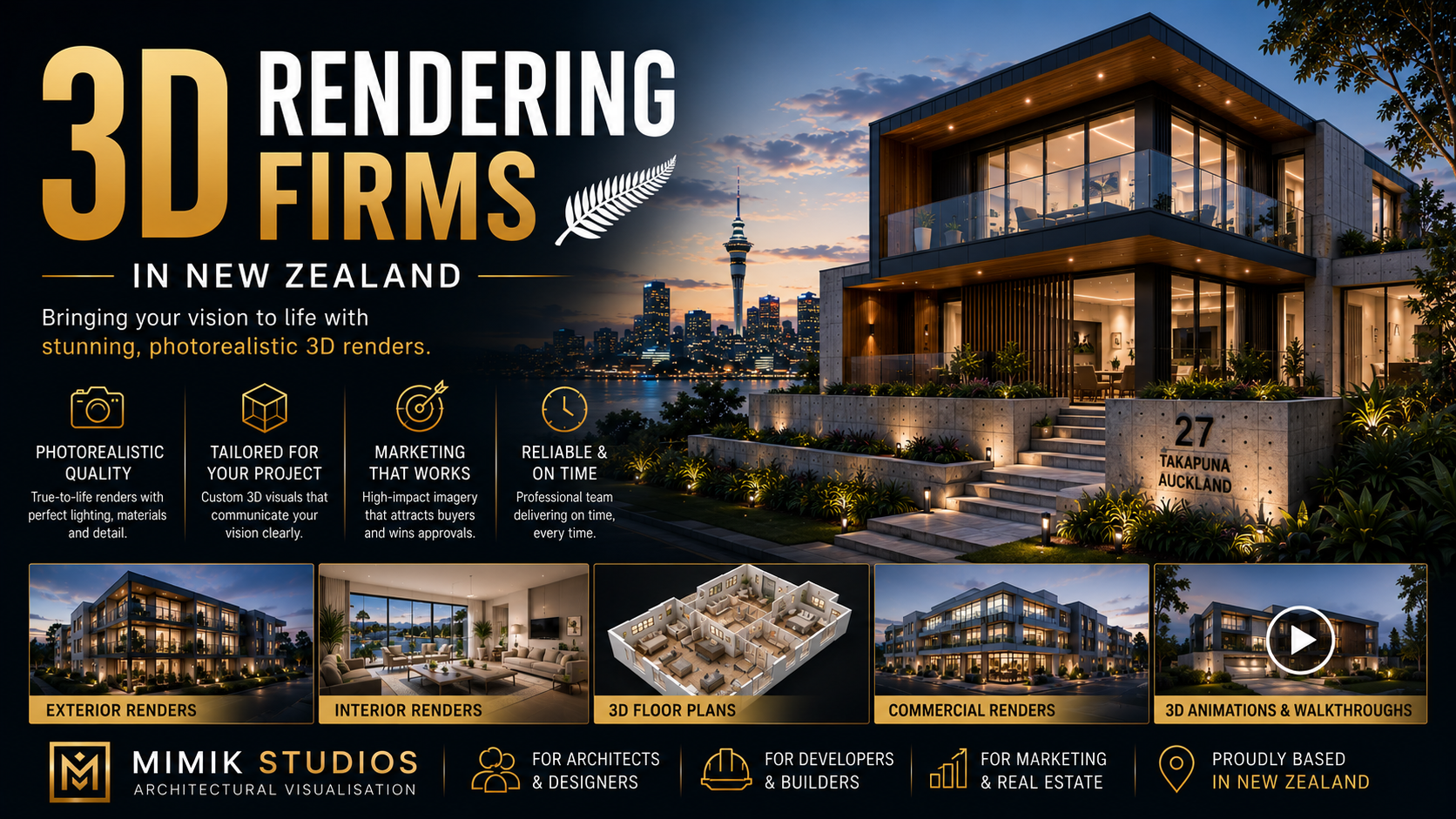 How to Choose a 3D Rendering Firm in New Zealand