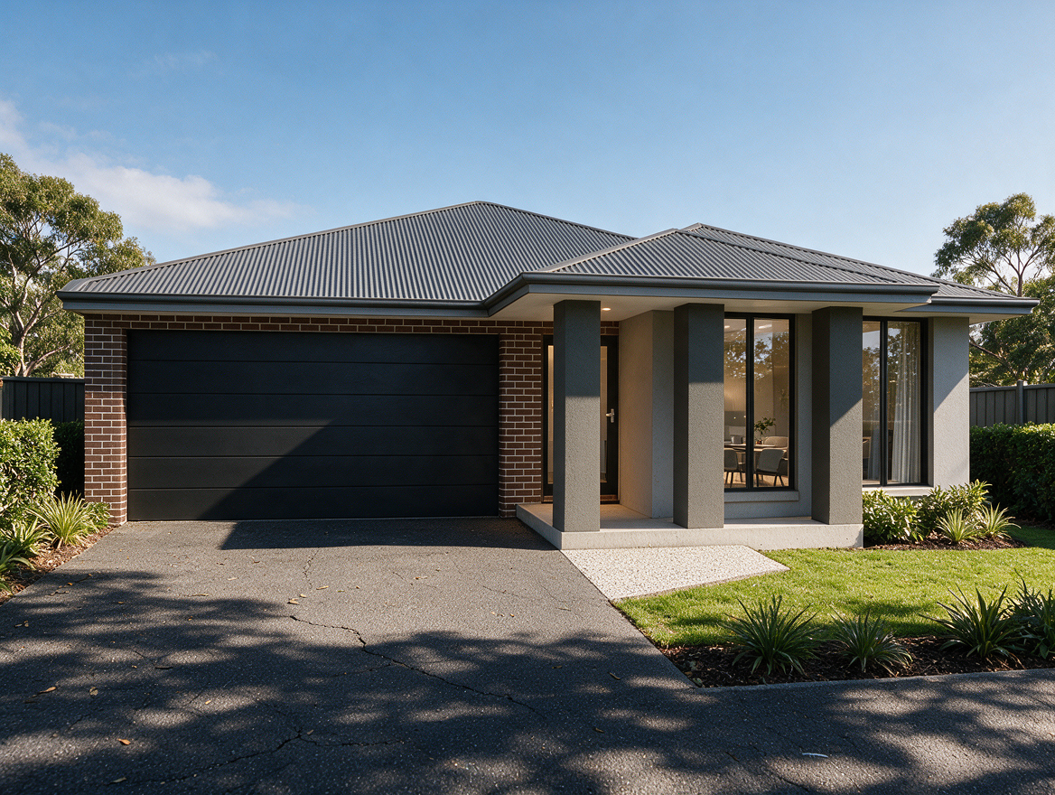 Luxury house architectural visualisation featuring contemporary design and photorealistic exterior rendering.
