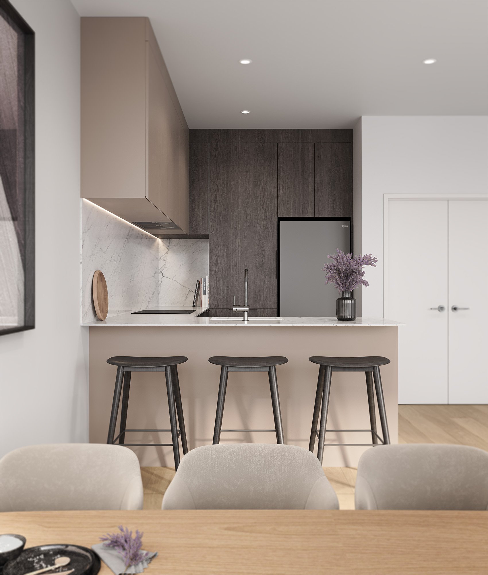 11-15 Edgerley Interior Kitchen 3D visualisation