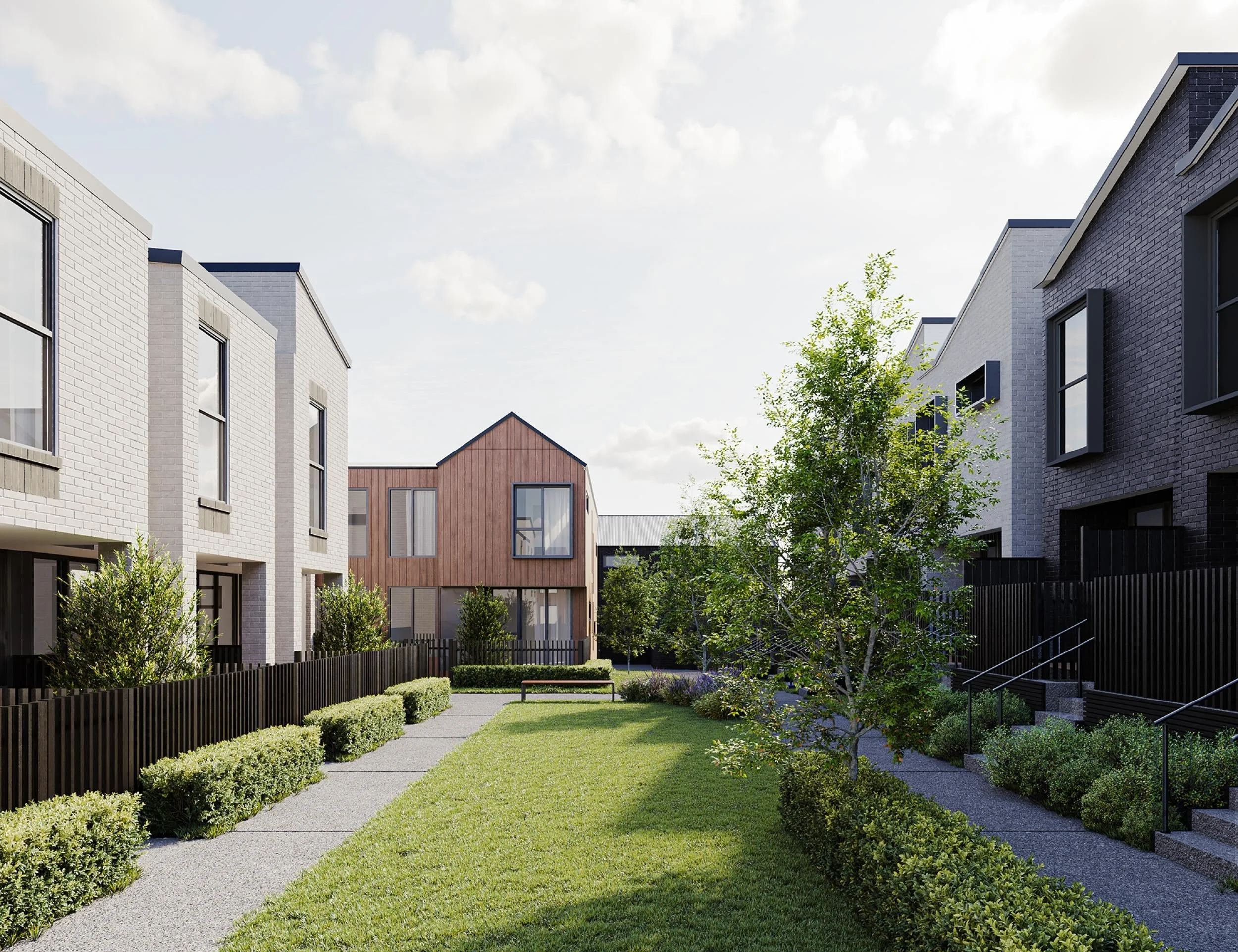 11-15 Edgerley Exterior Visualisation Courtyard