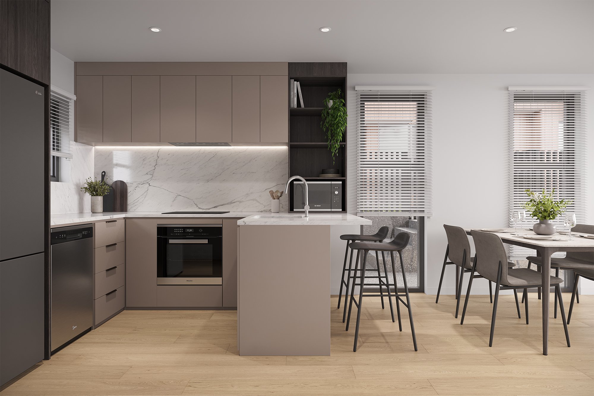 11-15 Edgerley Interior Kitchen Cross 3D render