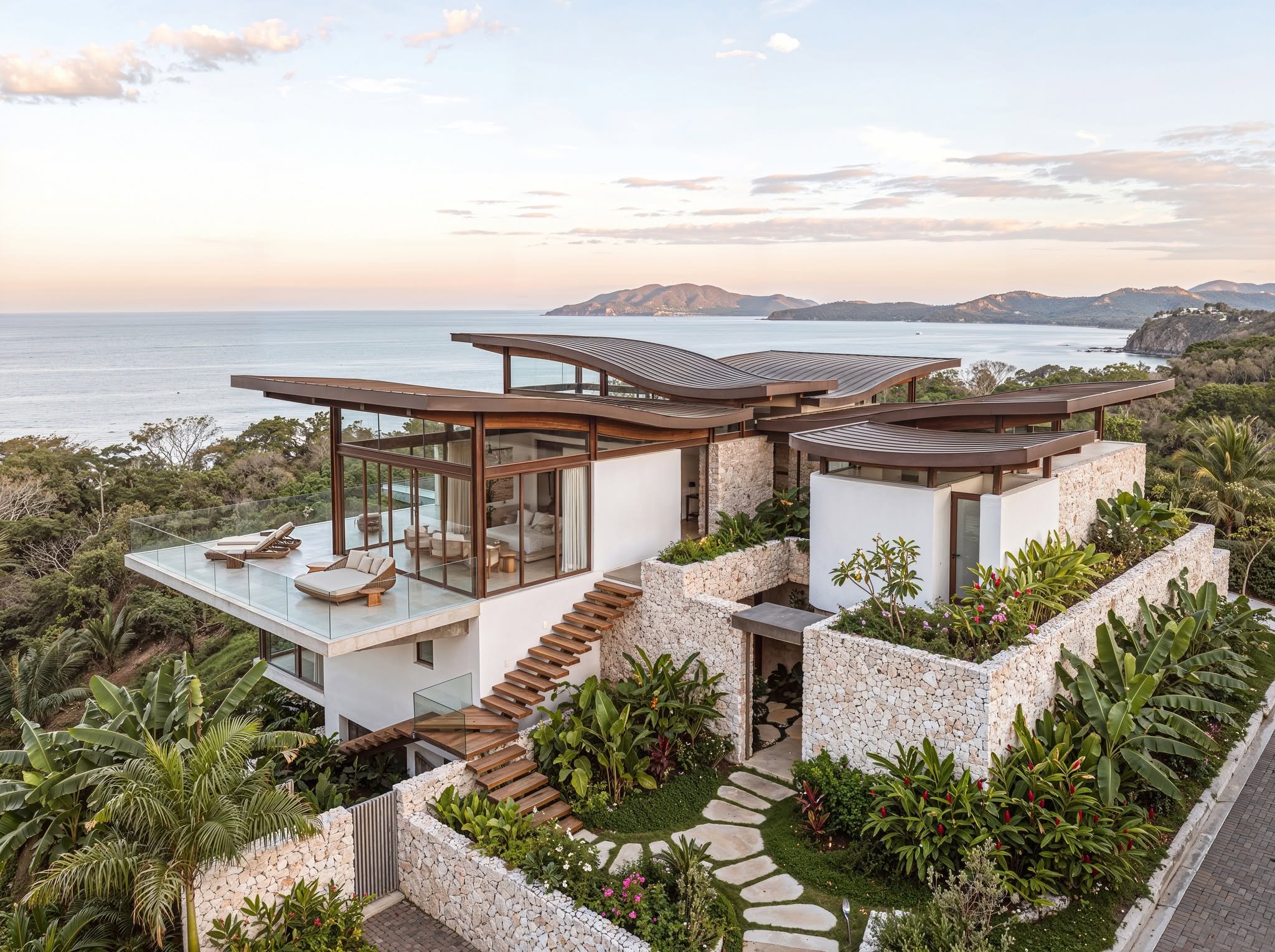 Luxury waterfront residential development in Glendowie, Auckland with photorealistic 3D architectural visualisation by Mimik Studios