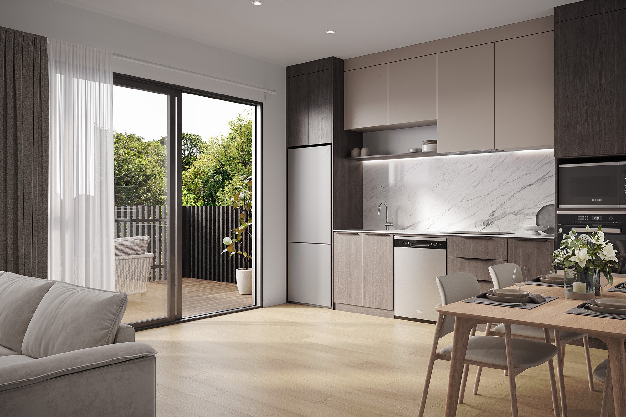 11-15 Edgerley Interior Kitchen 3D render