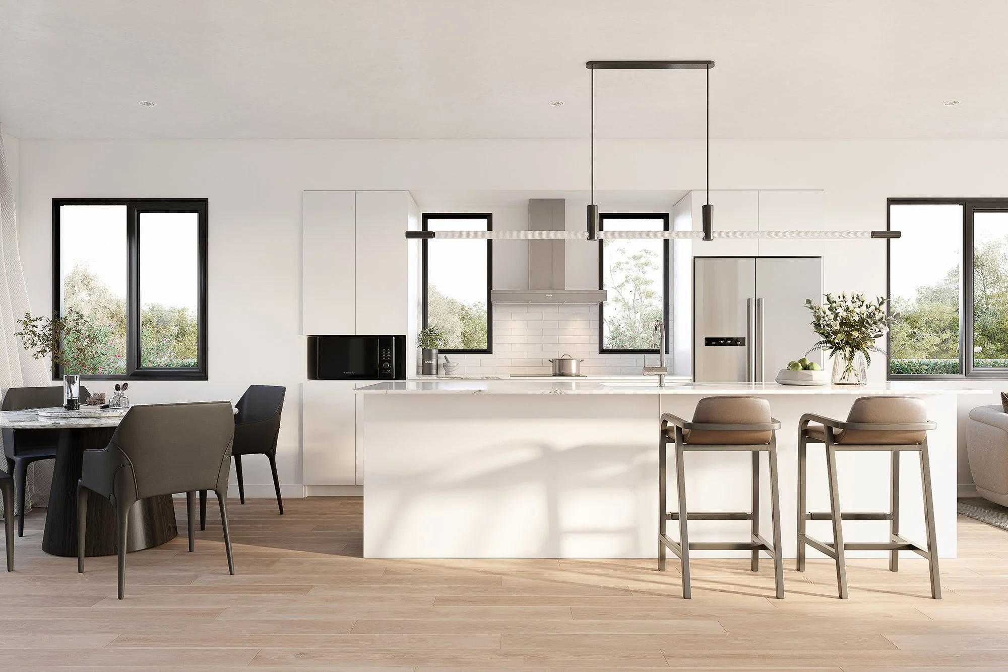 Owairaka Kitchen Dining Visualisation