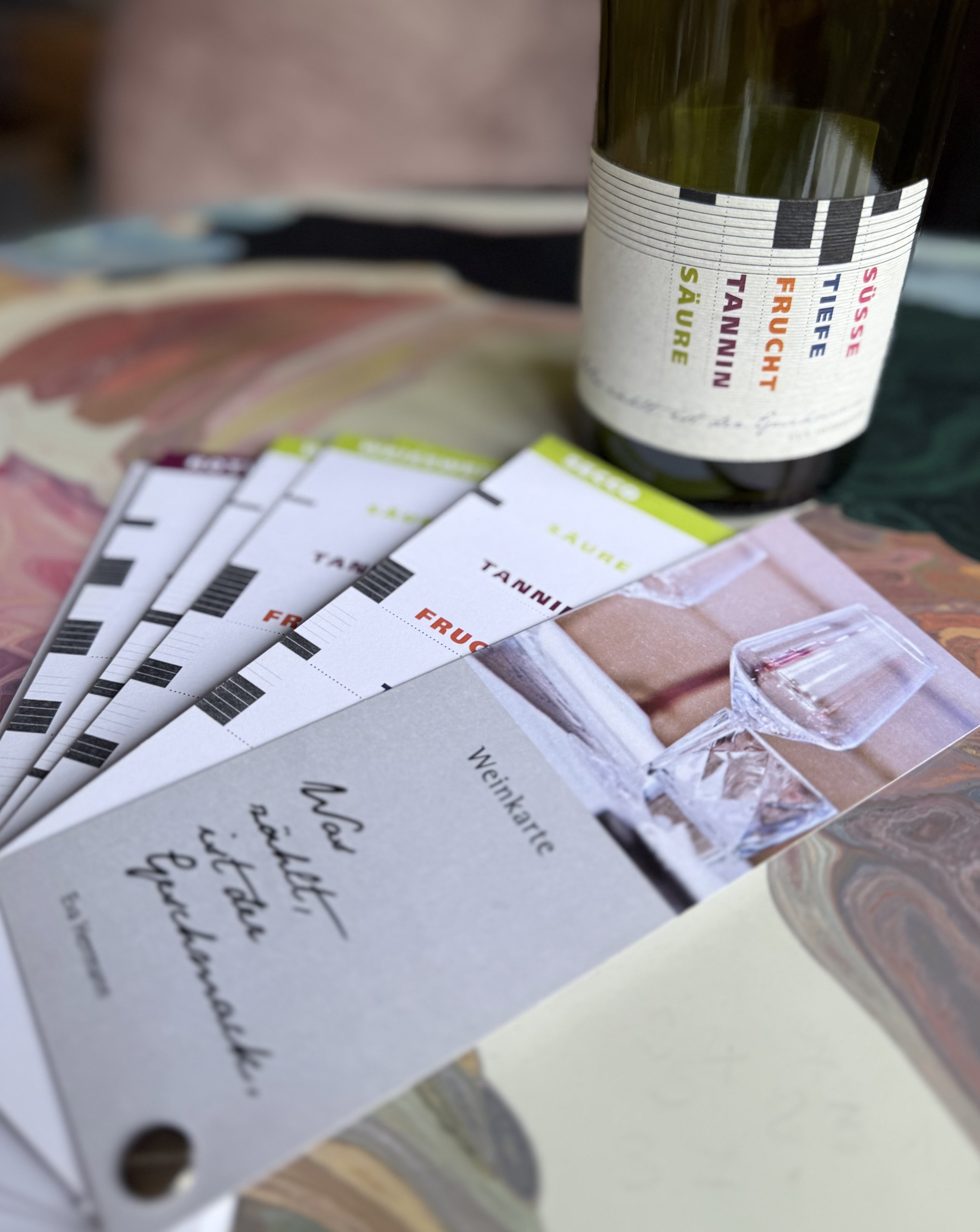 Was zählt, ist der Geschmack - Eine Weinkarte, die dem Gast die Entscheidung überlässt.