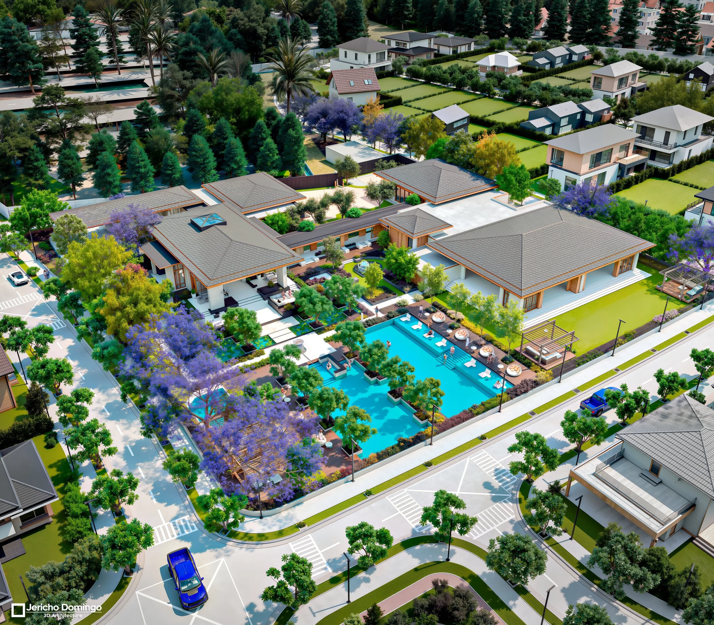 Maple Grove Park Village 3D Renders | Megaworld Project Visualization by Jericho Domingo