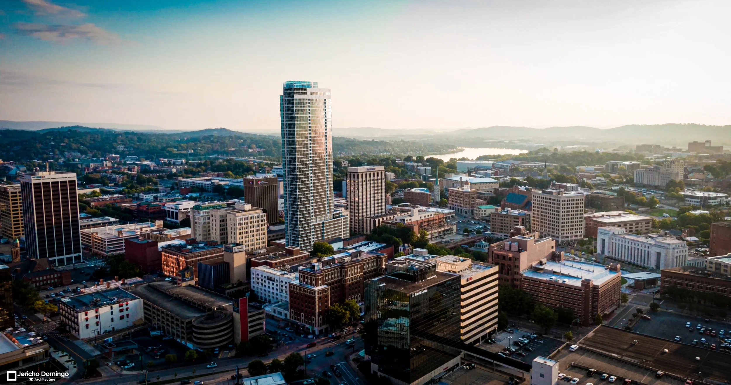 Urban Horizon | 3D Architectural Visualization with Drone Footage