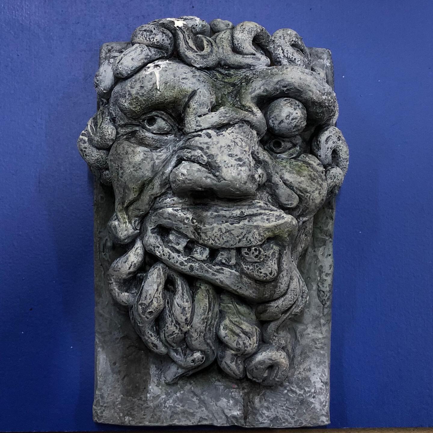 A gargoyle with a distinctly &lsquo;who farted&rsquo; look that I sculpted, molded, cast, then painted as part of the @nftsmodelmaking sculpting module. 

80 x 45mm

#nftsmodelmaking #miniature #nfts
