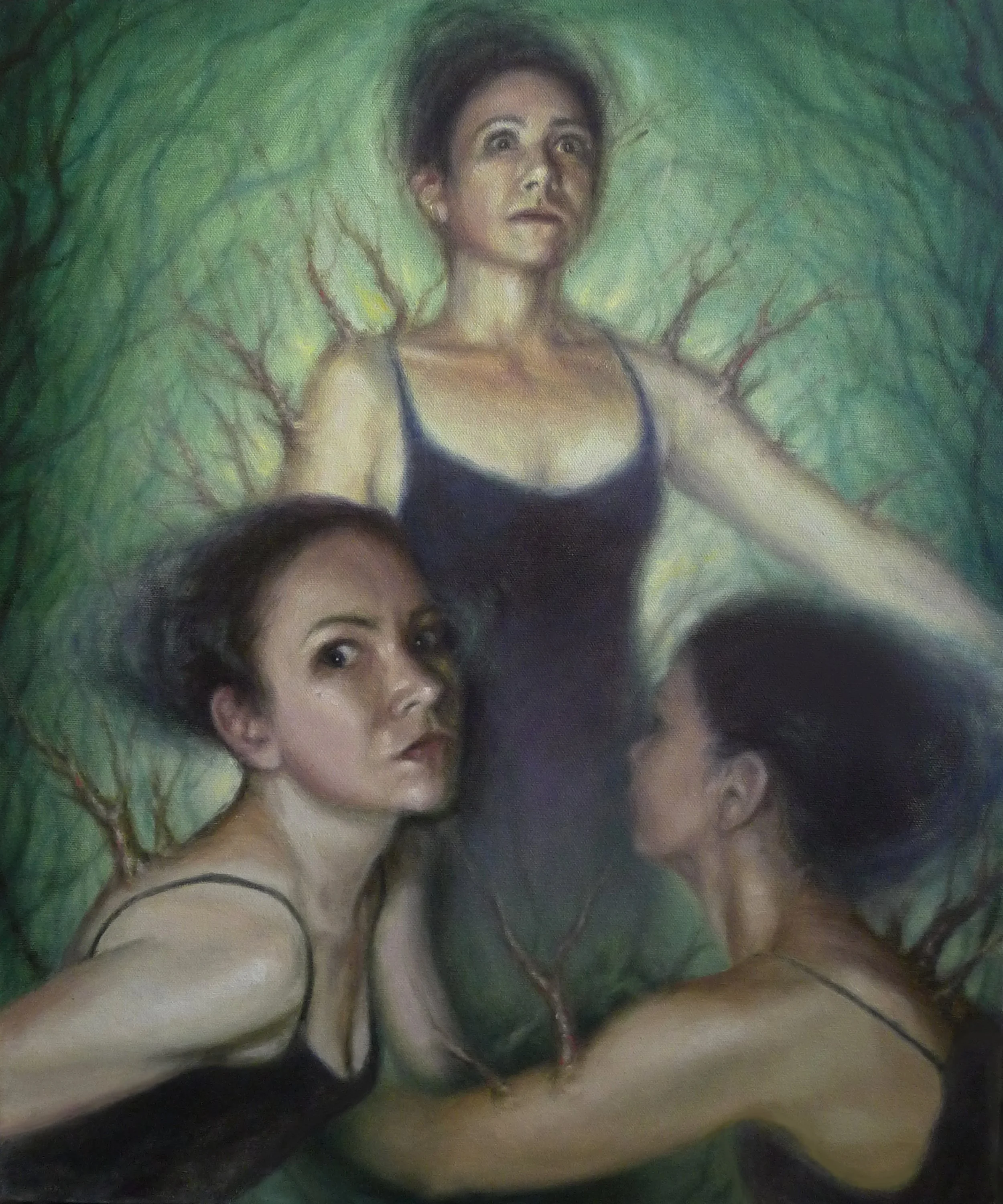 Roots, oil on canvas, 20x24 inches