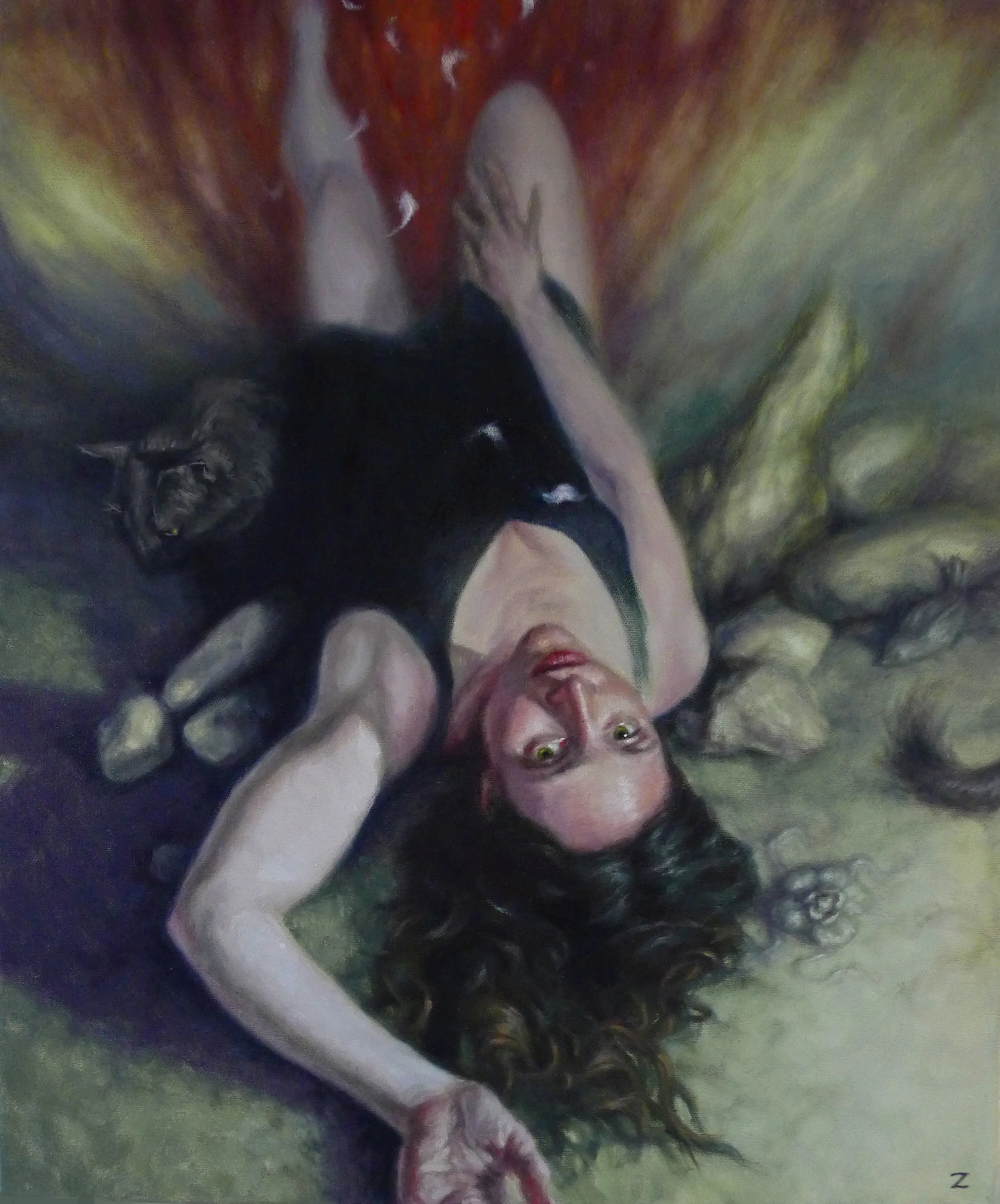 Something Real, oil on canvas, 20x24 inches, 2026