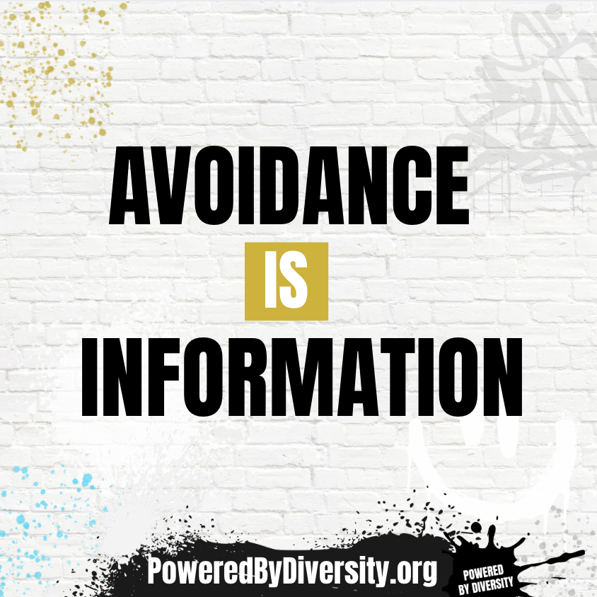 Avoidance is often a stress response.