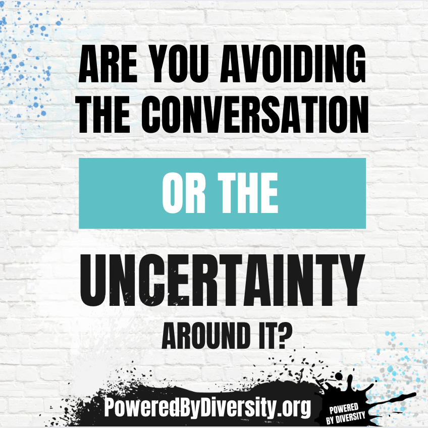Necessary conversations are rarely avoided because of the conversation itself.