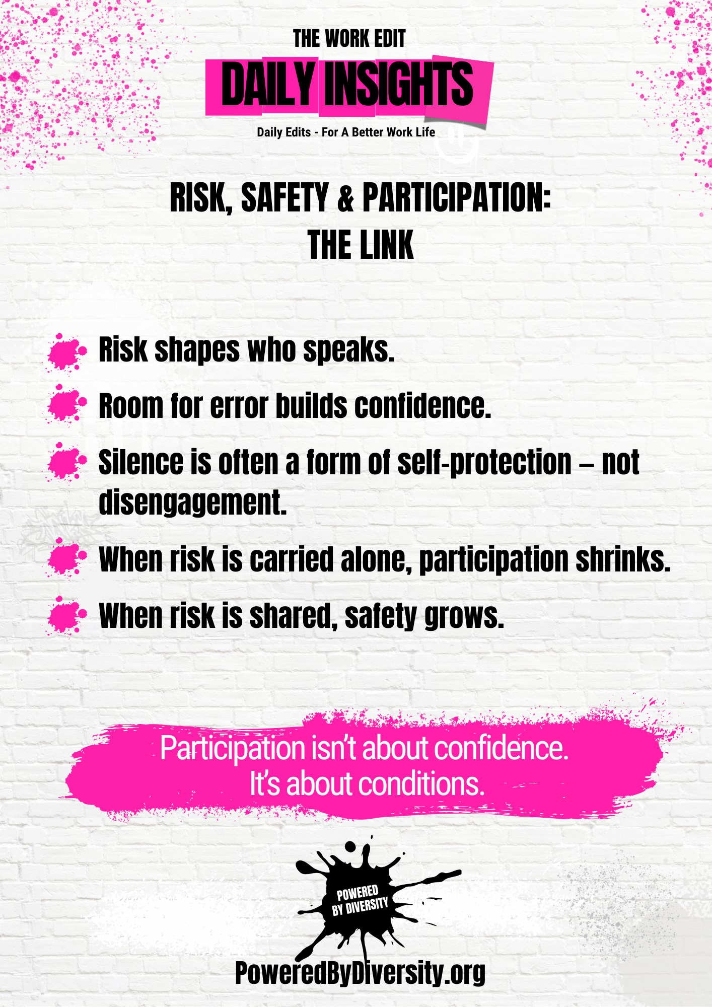 This Week, edited: Who gets to participate, and at what cost?