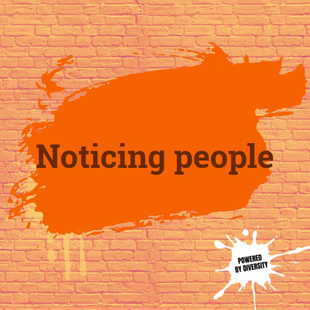 OCTOBER 10: Noticing People