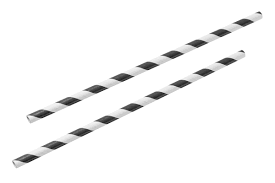 Black and White Paper Straws 140mm x 8mm Smoothie Straw Giant Straw 0.296.png