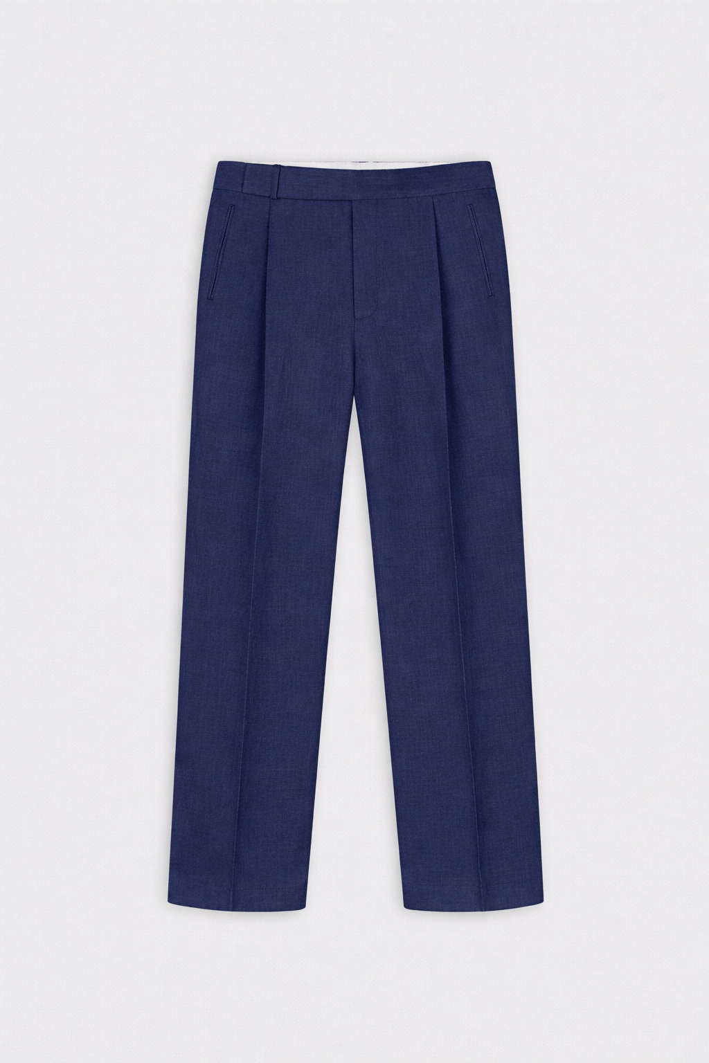 Caraffo Leinenhose marine