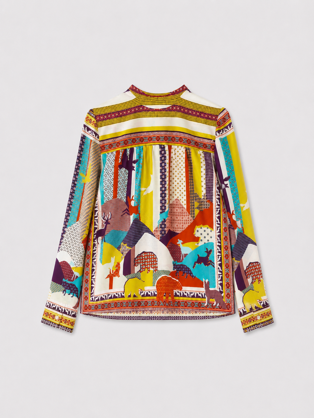 Bunte Bluse_back