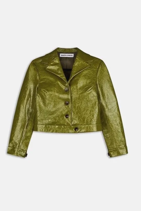 Columbia Lederjacke mit Reverskragen