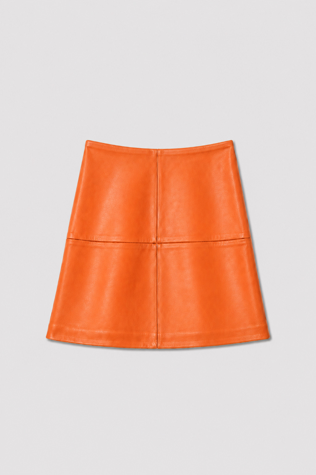 Midi Lederrock_orange_front
