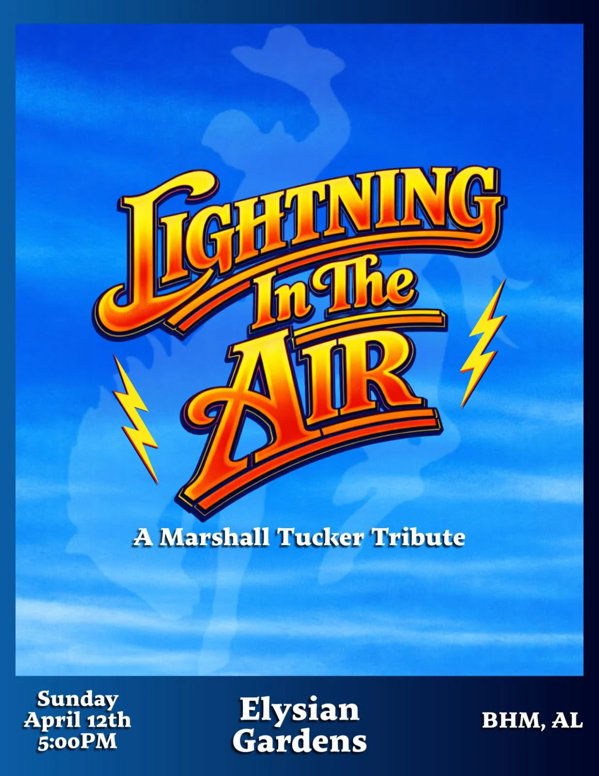 ELYSIAN GARDENS PRESENTS: LIGHTNING IN THE AIR (A MARSHALL TUCKER TRIBUTE)