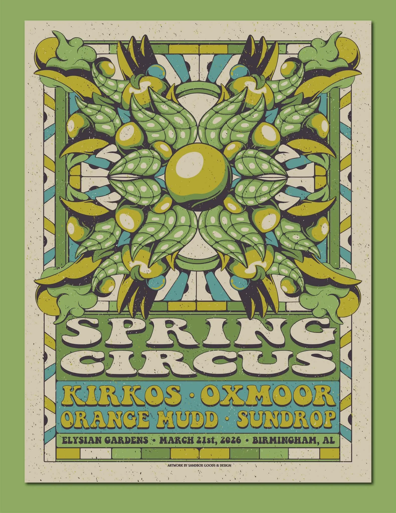ELYSIAN GARDENS PRESENTS: SPRING CIRCUS FEAT. KIRKOS / ORANGE MUDD / OXMOOR / SUNDROP