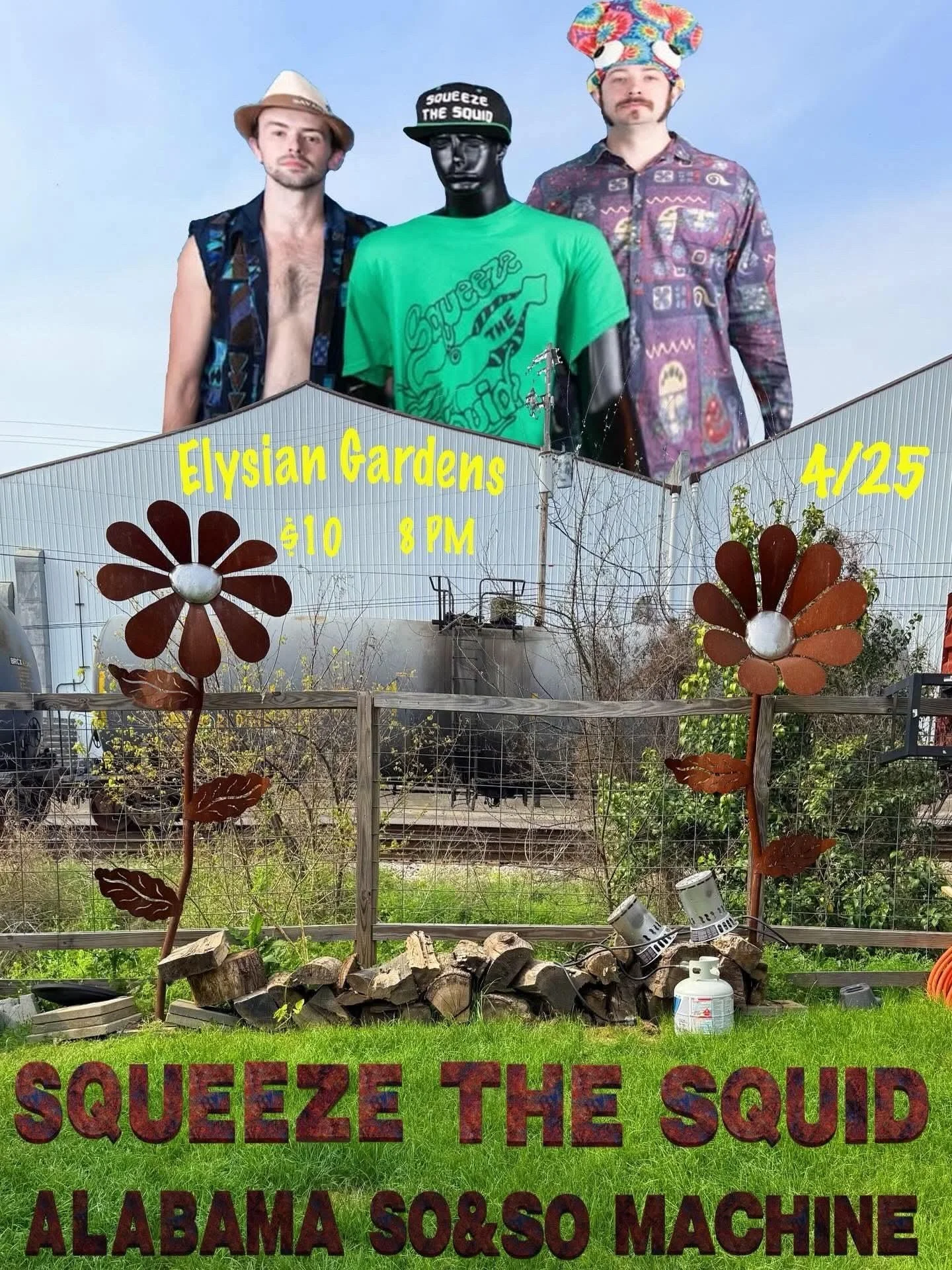 BREADBOX PRESENTS: SQUEEZE THE SQUID / ALABAMA SO&SO MACHINE @ ELYSIAN GARDENS