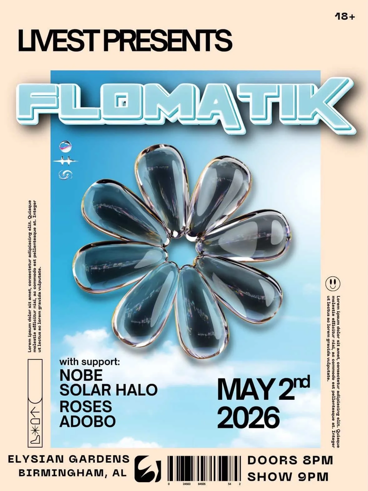 LIVEST PRESENTS: FLOMATIK @ ELYSIAN GARDENS