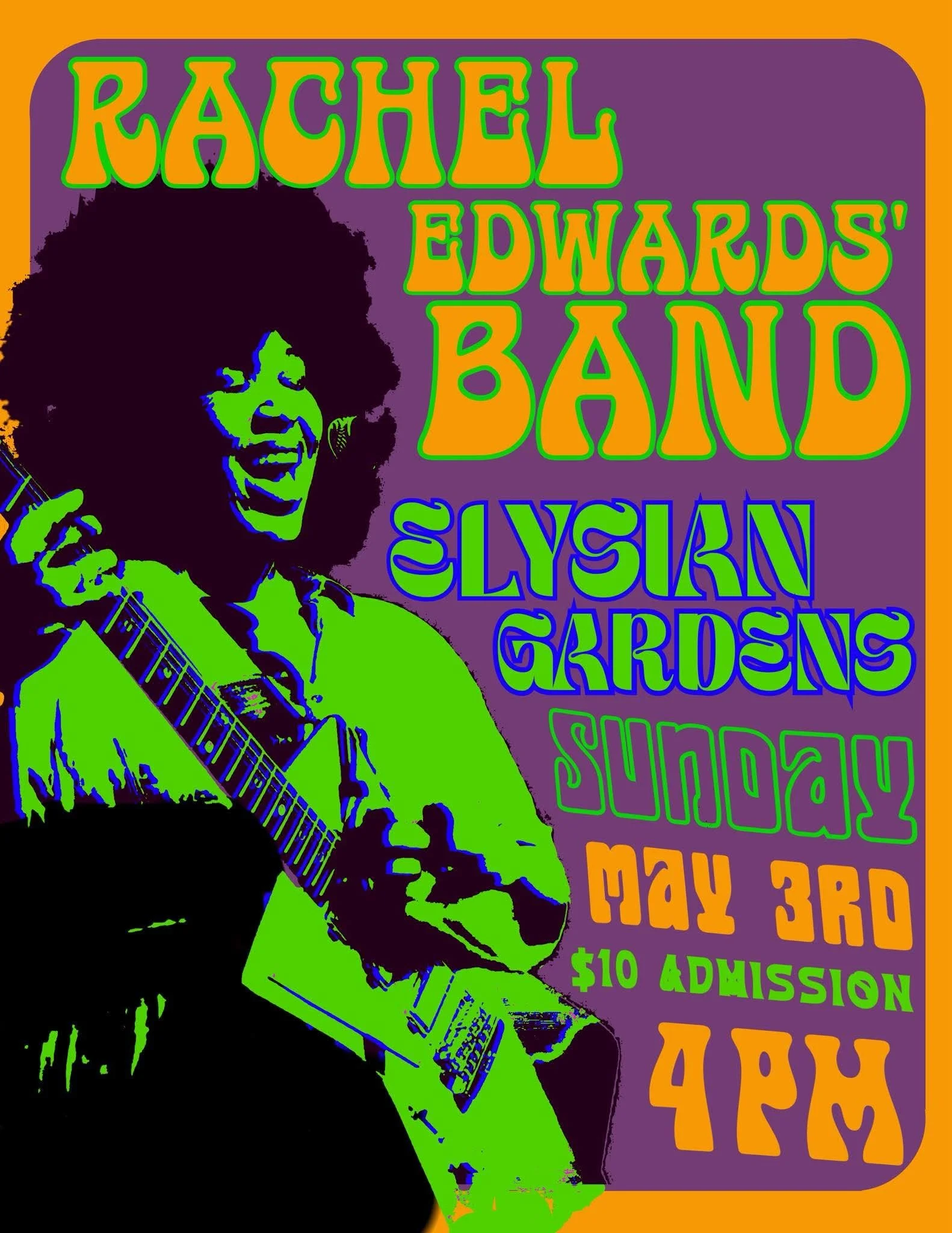 MAGIC CITY BLUES SOCIETY PRESENTS: RACHEL EDWARDS’ BAND @ ELYSIAN GARDENS