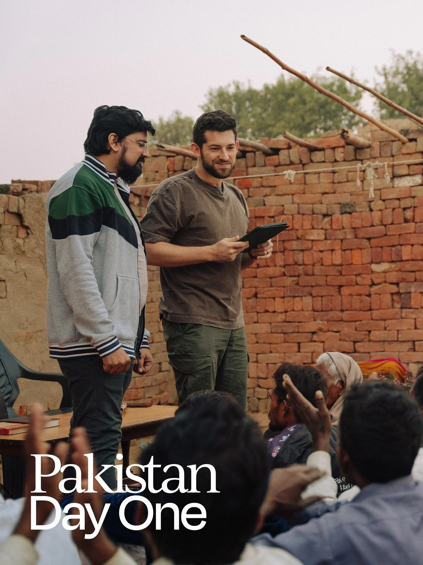 🇵🇰 During our first full day in Pakistan, we had the honor of teaching and strengthening a local house church of over thirty believers gathered in the middle of a brick kiln community. The Spirit of God moved powerfully as we watched people begin t