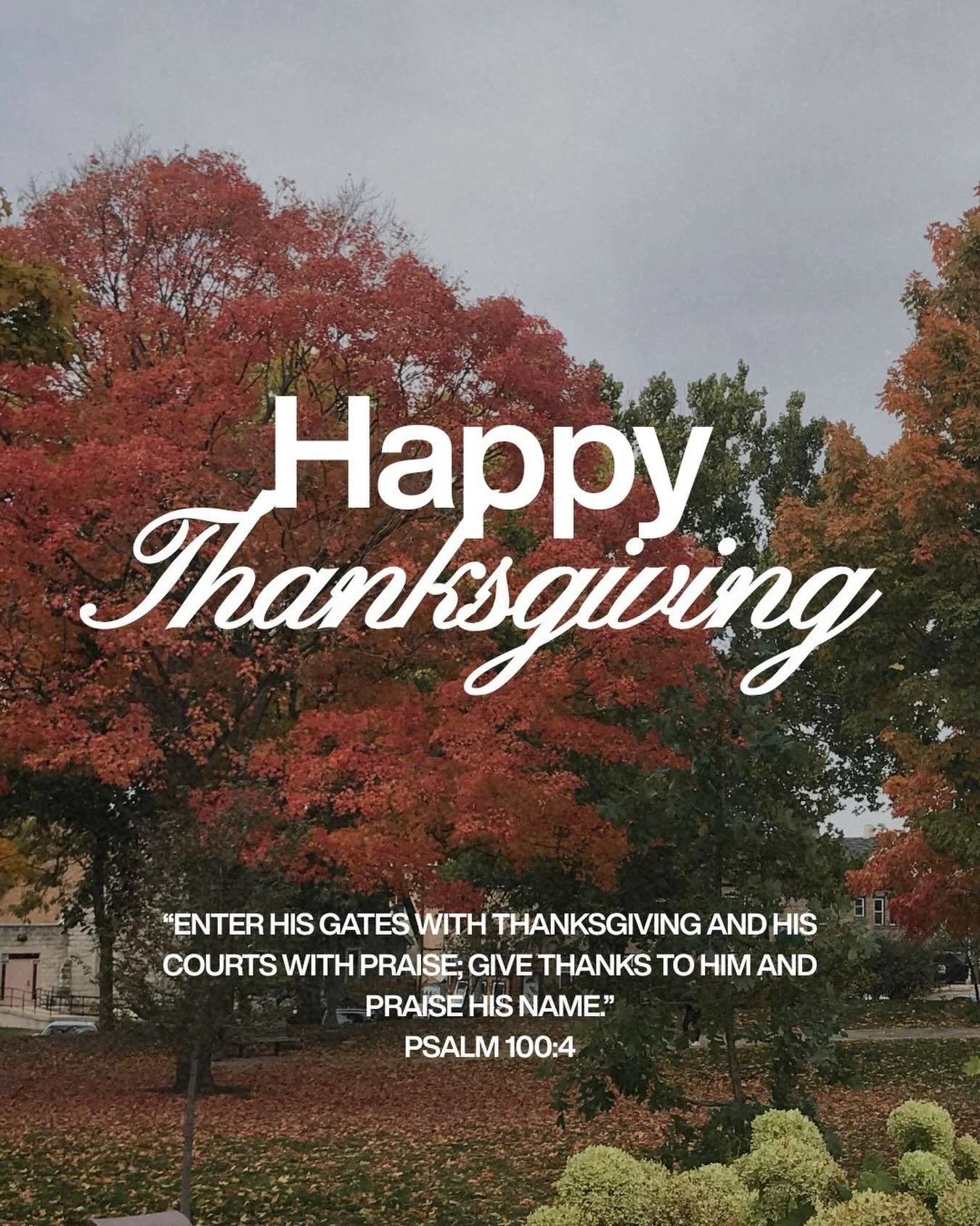 Today we&rsquo;re thankful for Jesus, for His presence that carries us, and for His faithfulness in every season. Wishing you and your family a Thanksgiving filled with peace and grace. 💛