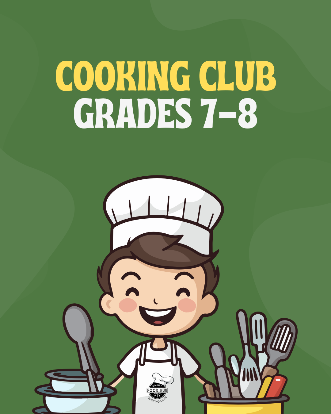 Cooking Club - Gr 7-8 - September 16