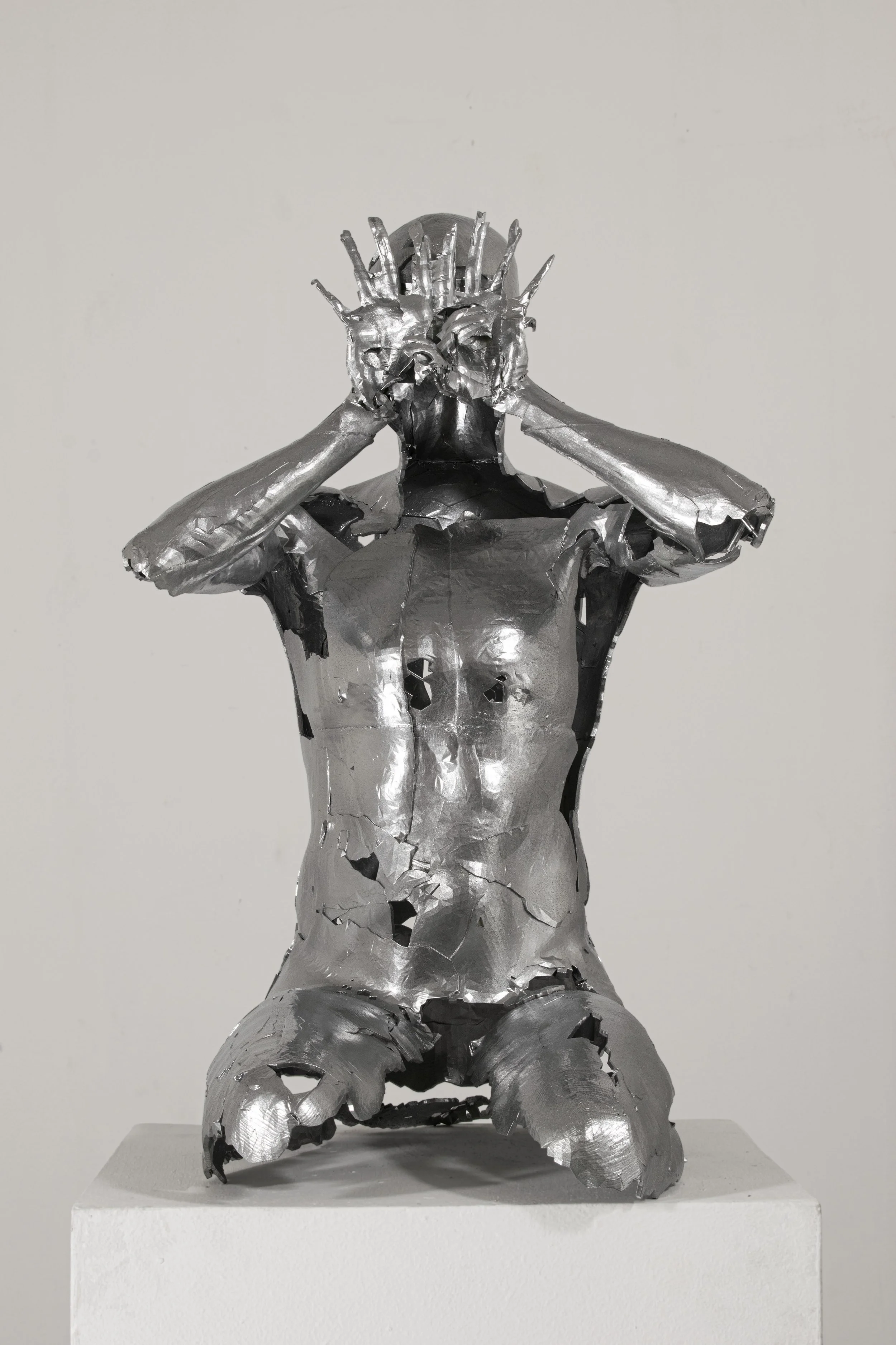 Portrait of T. 1,
3D print from 3D laser scan, metal finish
24”h x 18”w x 15”d