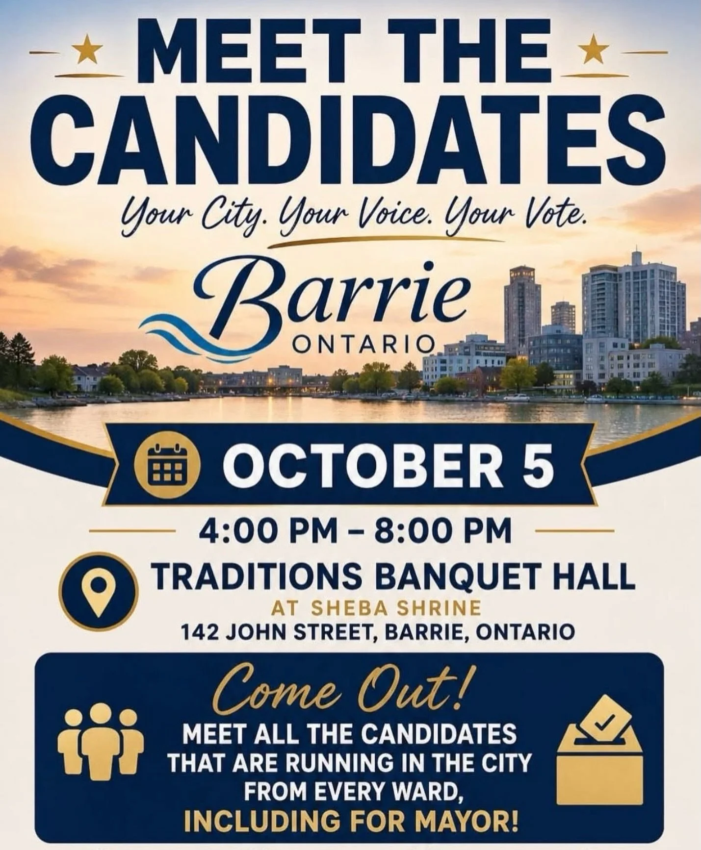 If you&rsquo;re looking to meet me, ask questions or share thoughts - October 5 at the Traditions at Sheba Shrine hall is a great place to do it! 

It&rsquo;s impossible to get to every door in the ward but I really value connecting with folks who ar