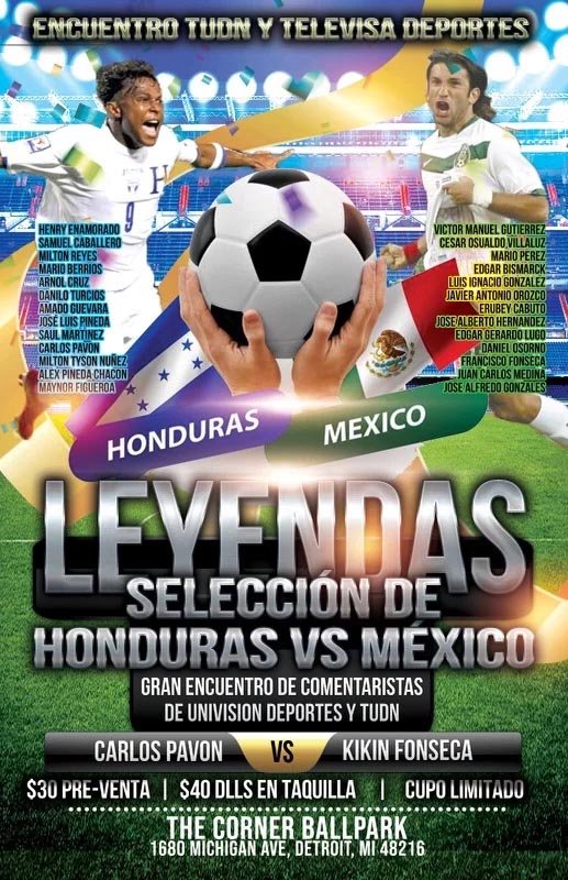 Honduran soccer legends' gear
