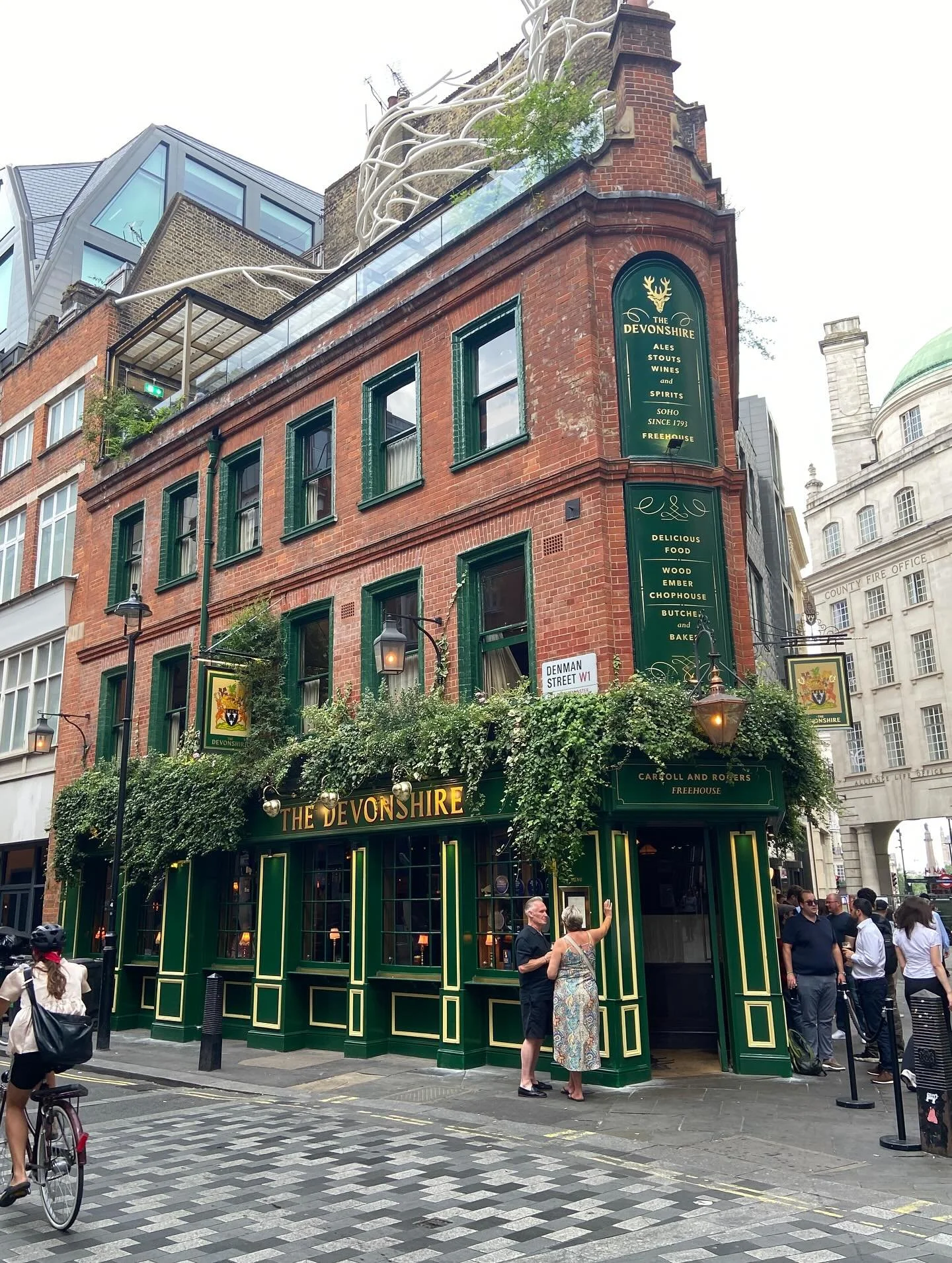 It is patio season in London. And a little dash of home mixed in.