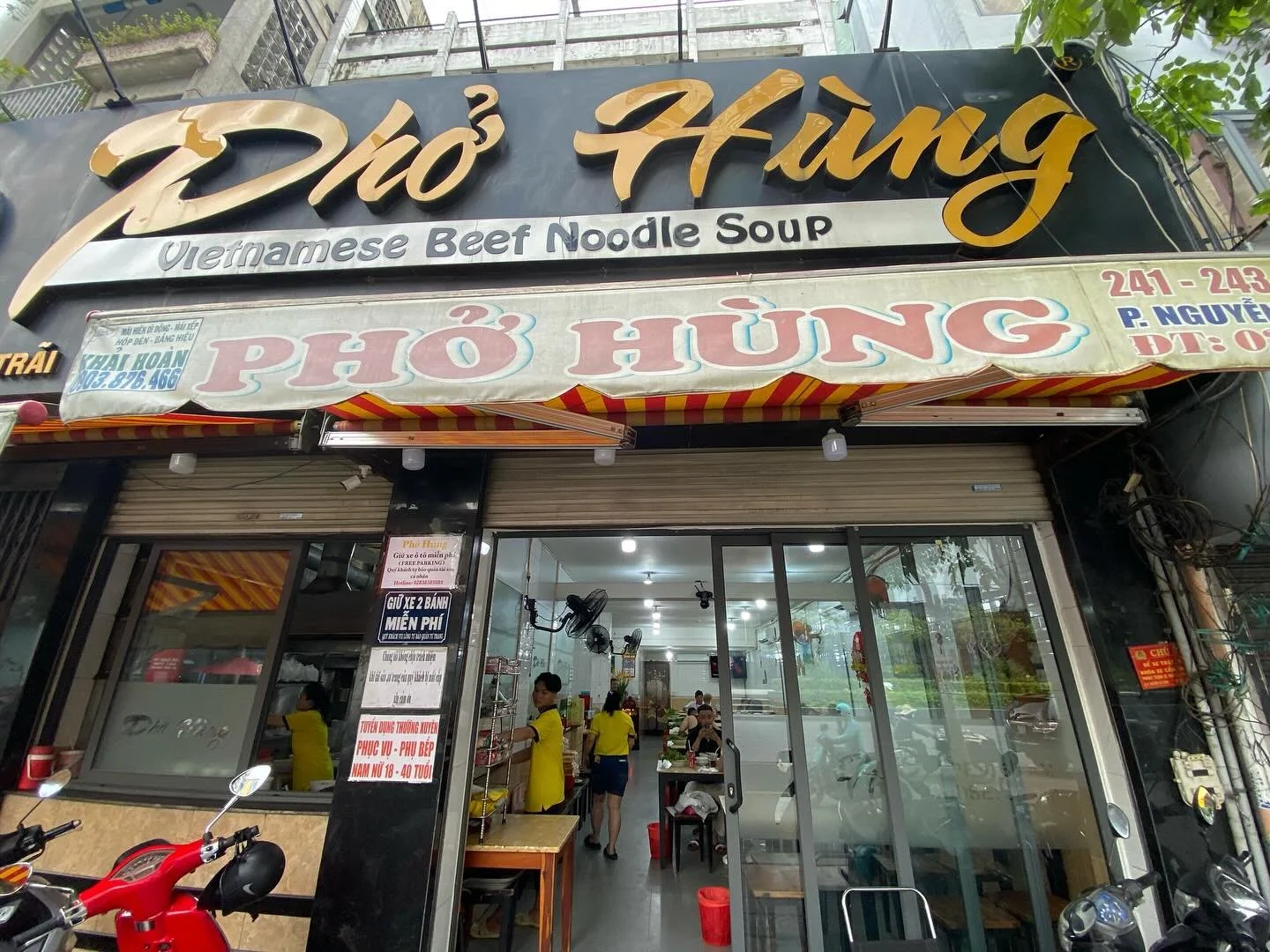 Always my favorite Pho in Vietnam. Mr. Khoa has been bringing me here for over 15 years, it gets better with age. #PhoHung #saigon