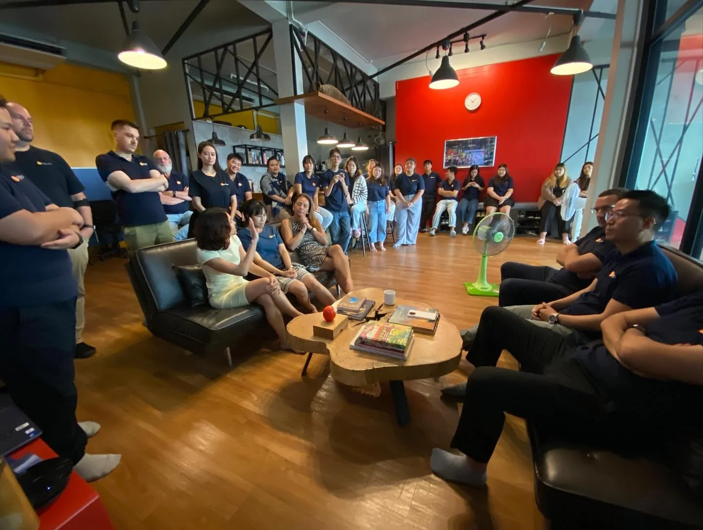 The Tuesday morning huddle. A meaningful @smilingalbino tradition for 25 years. With more and more of our team remote, it&rsquo;s often a high-tech, digital experience, but it&rsquo;s always an essential time to share, learn, celebrate, and dream a l