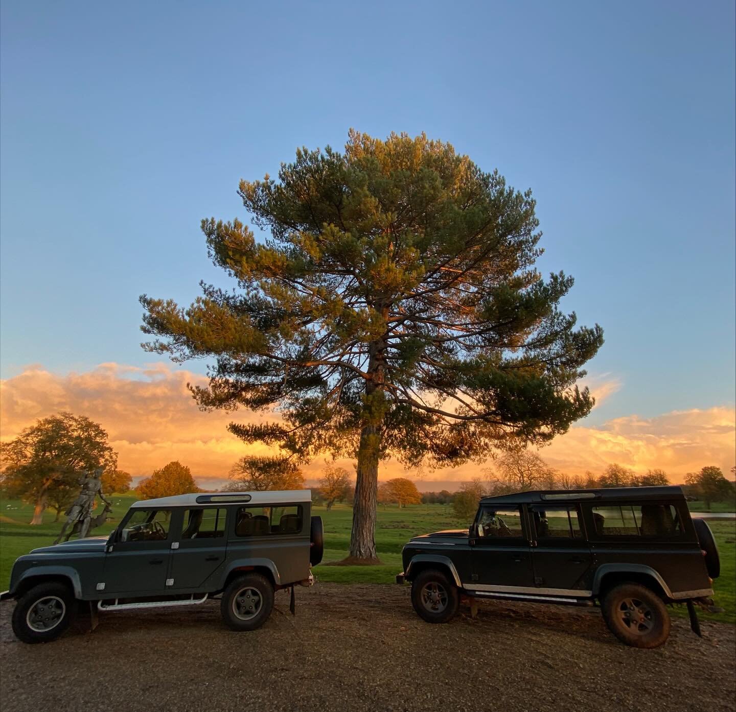 Full English today. Lovely light at the wilderness reserve Manor house. A little bit of axe throwing for good measure. 🇬🇧