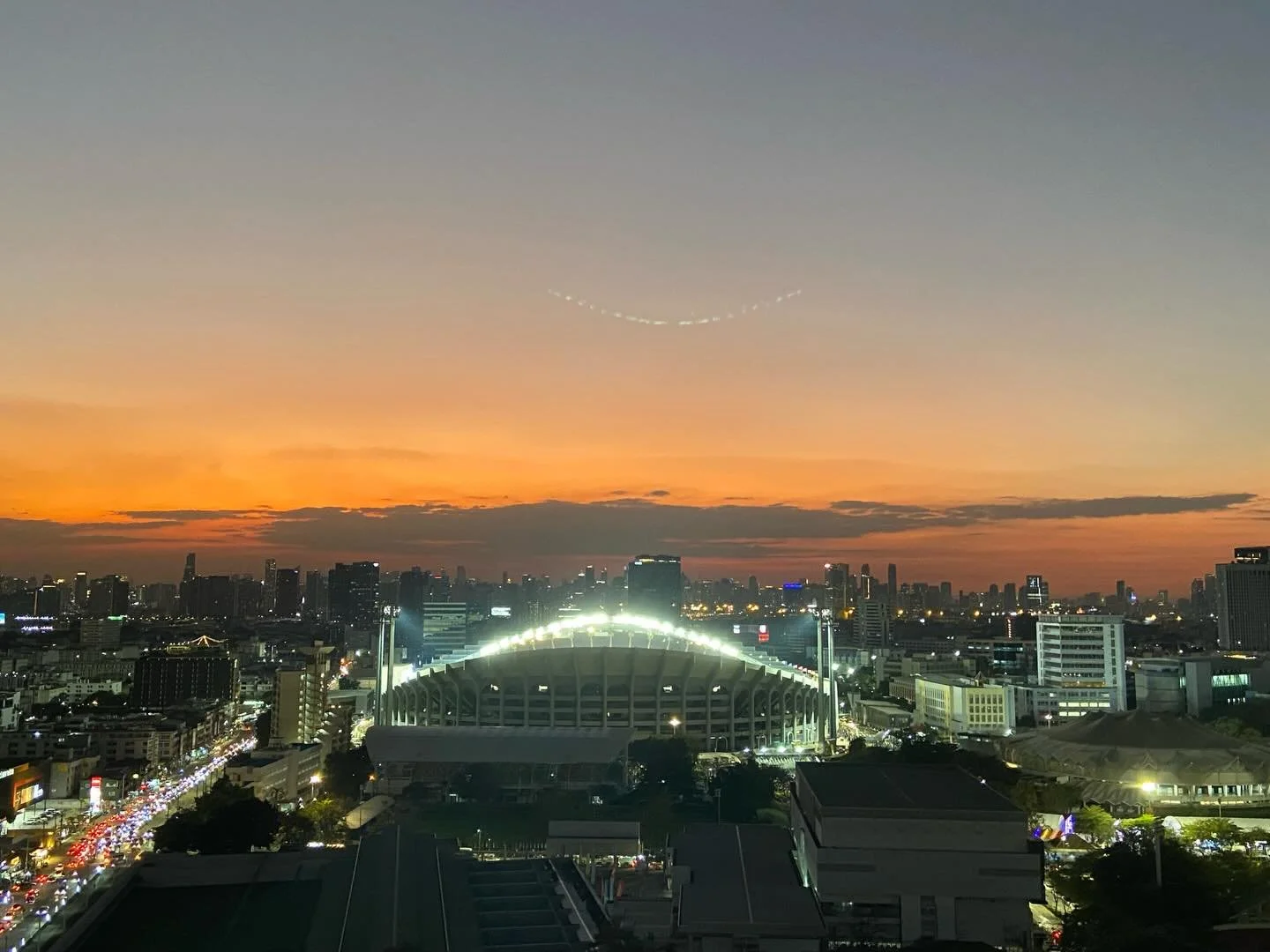 Big match night. Bangkok. #thailand vs. #vietnam #seagames2025