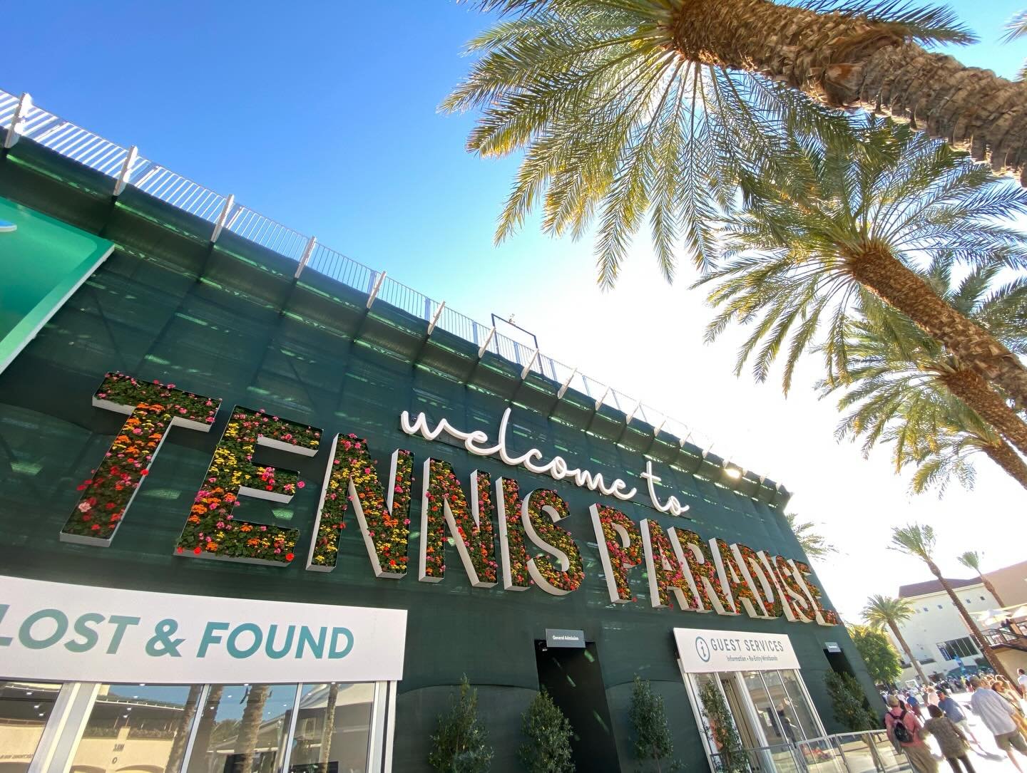 They call it Tennis Paradise, or the 5th Slam. Finally made it to #IndianWells