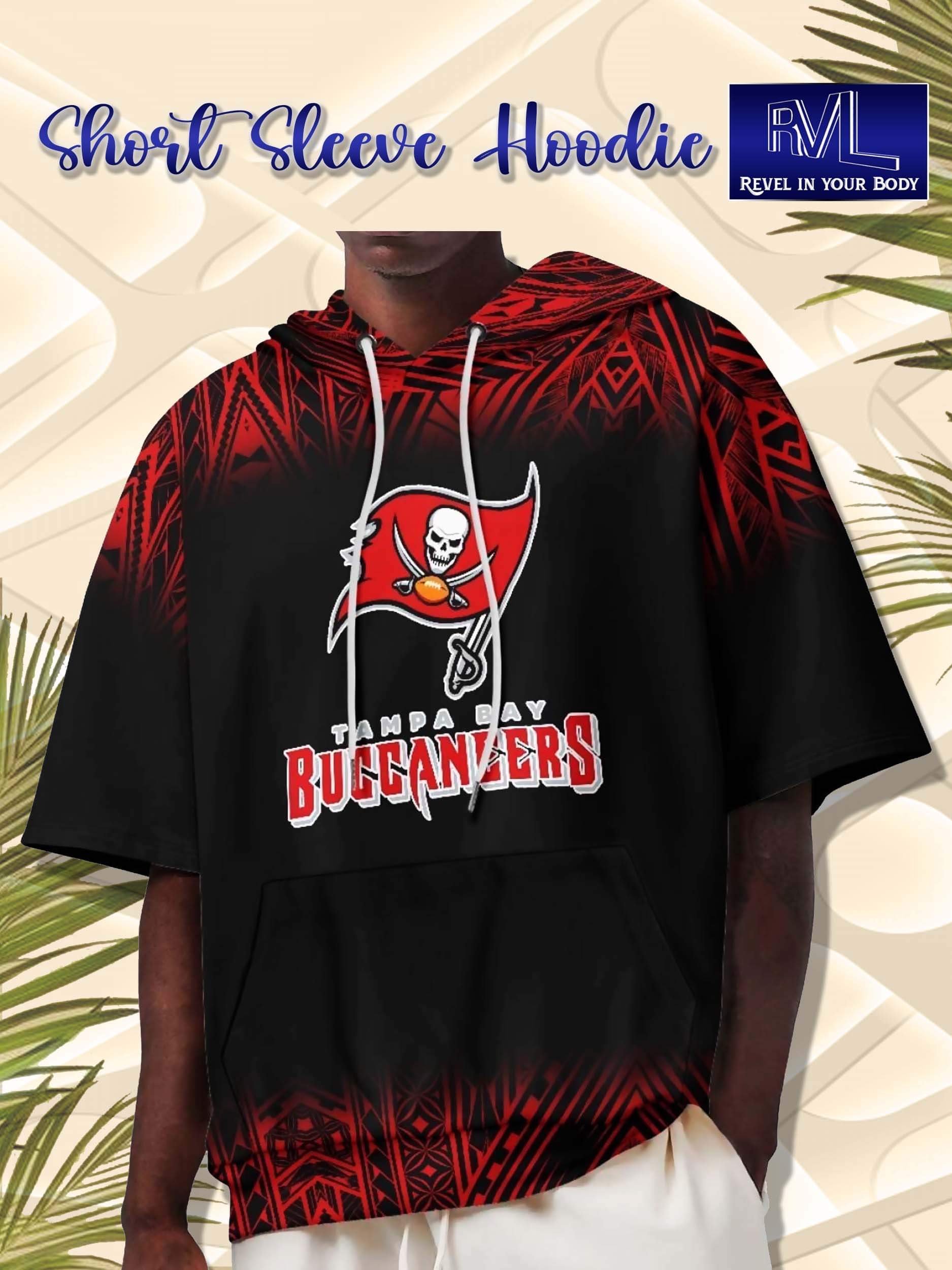 Short Sleeve Hoodie Tampa Bay Buccaneers
