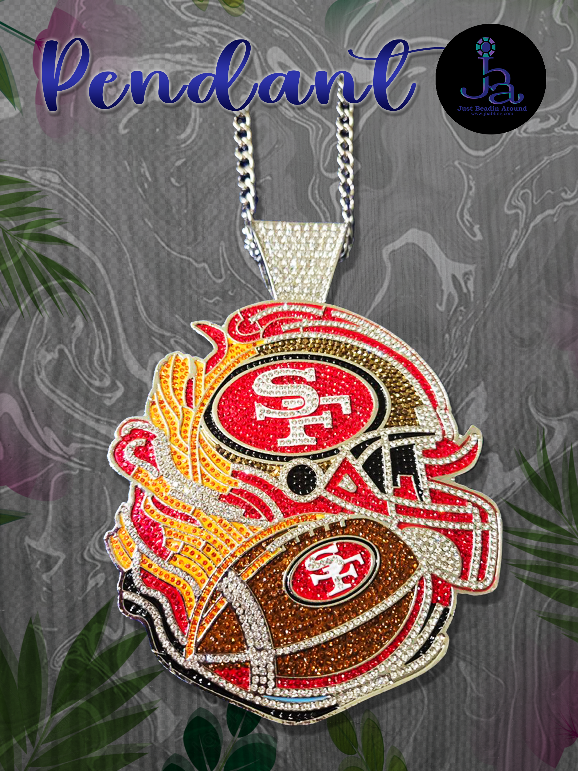 Flame Helmet San Francisco 49ers Pendant ST.png