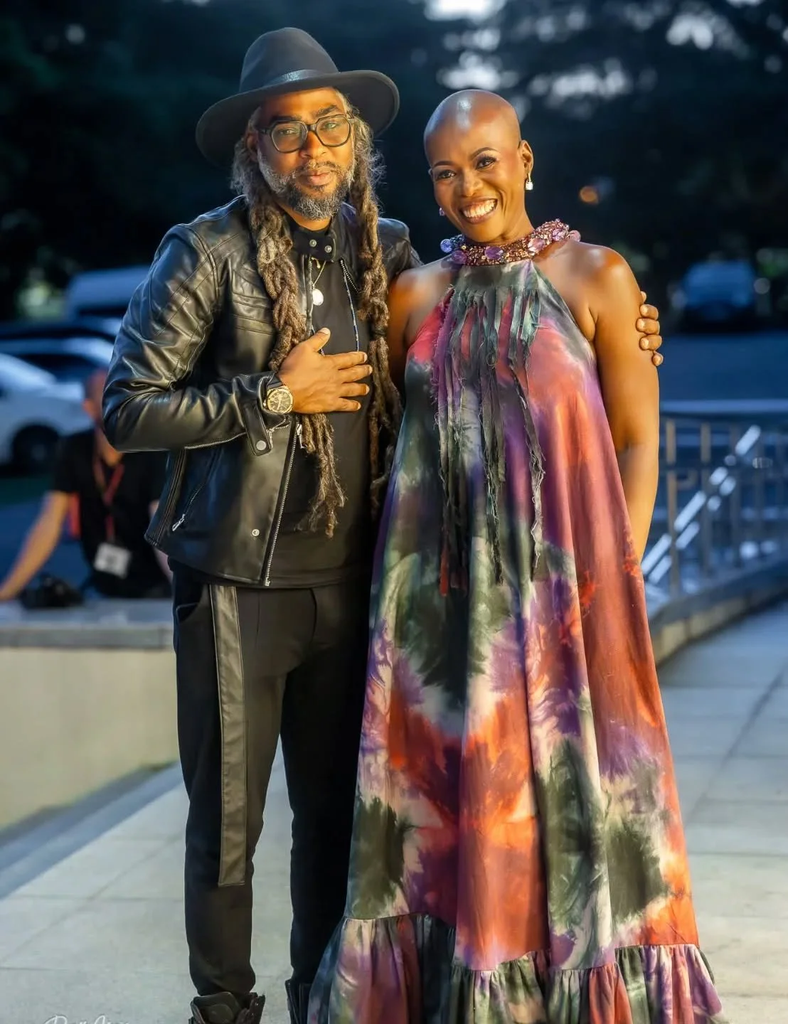 I've been in a strange headspace. Depression stole a lot of my time over the last five months or so. It's been day by day for me. On Sunday, whilst backstage doing makeup for a gig, the door opened and in walked @anyanwuchild. He didn't say very much