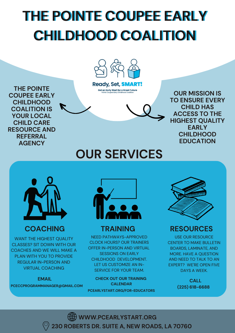 What we do — Pointe Coupée Early Childhood Coalition